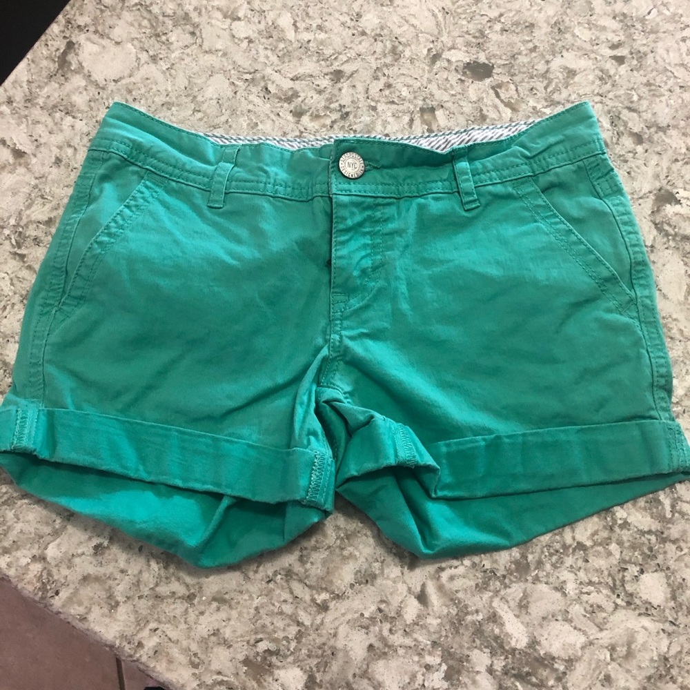 Aero teal shorts